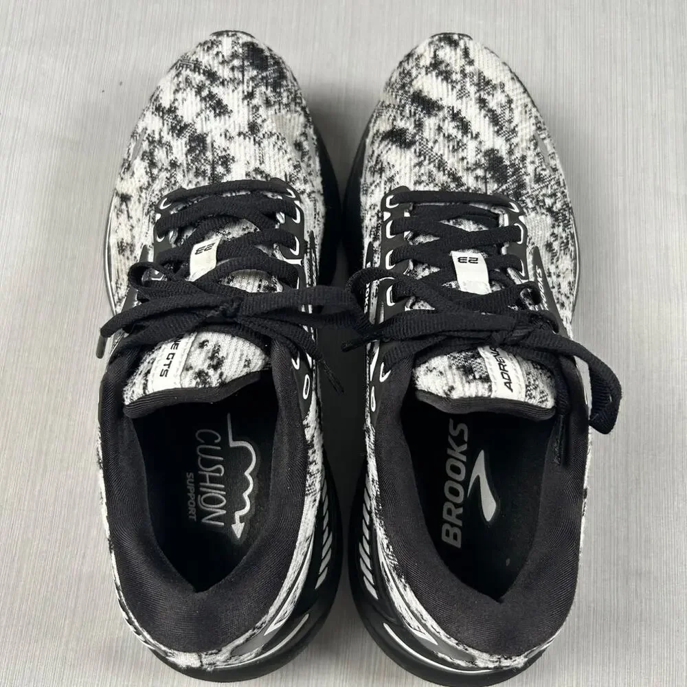 Brooks Adrenaline GTS 23 Women's Running Shoes Black Mesh Size 8 1203811B135